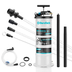 DURATECH 6.5L Oil Extractor Pump, Pneumatic Manual Fluid Extractor