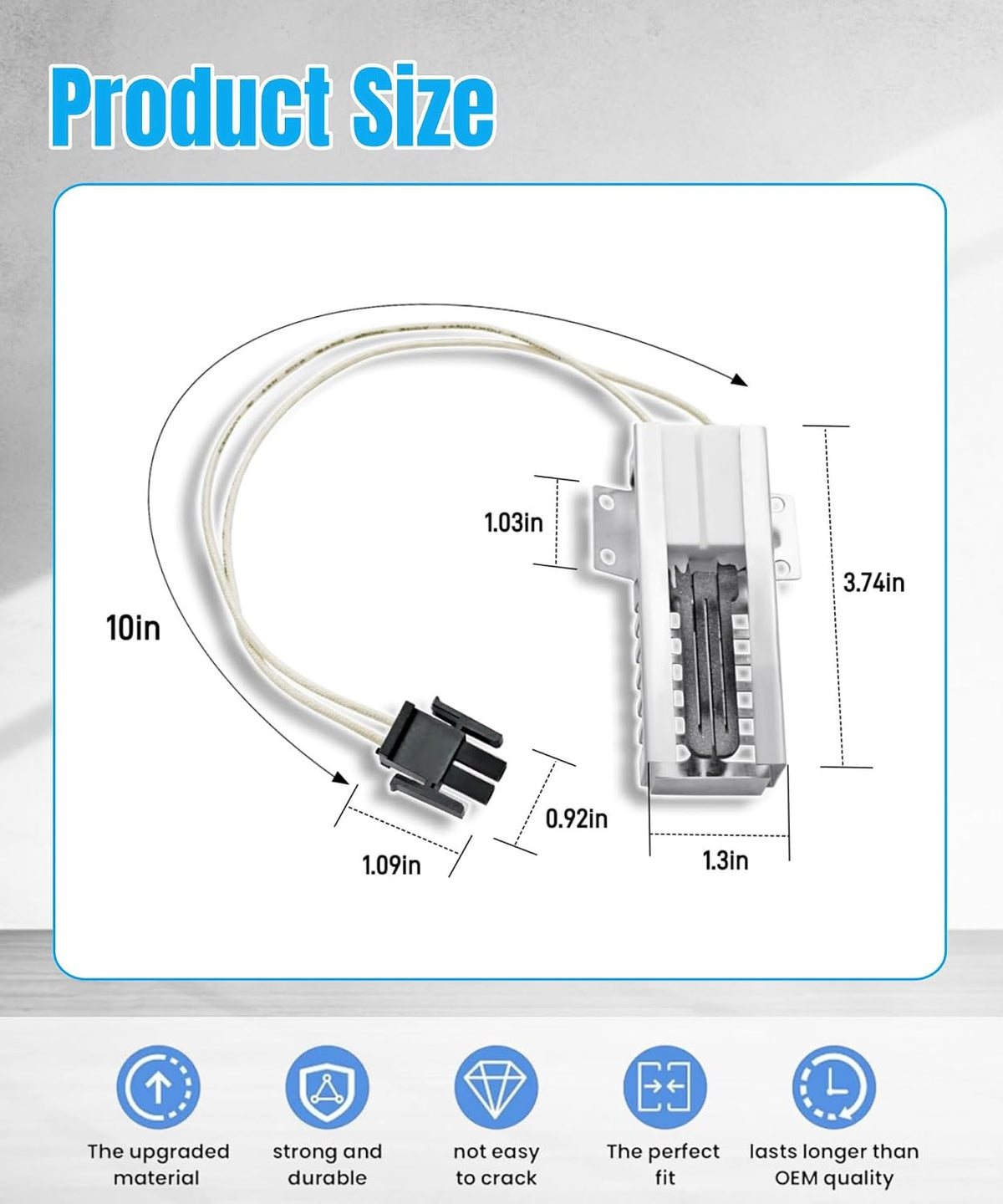 WB13X25261 Range Oven Igniter Glowbar Broil Fits For GE Hotpoint