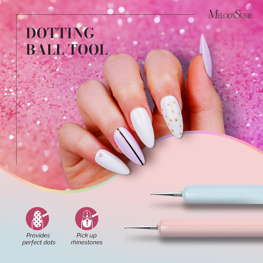 Nail Art Brushes Set, 6pcs Nail Art Design Pen Painting Tools
