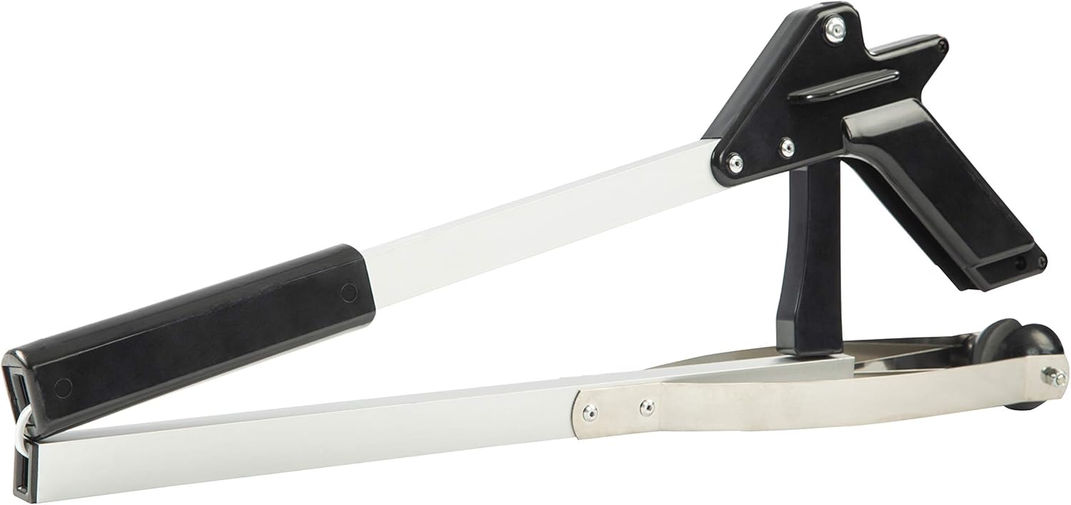 Grabber Reacher Suction Cup Grip Tool- Long 32 Inch Foldable Strong Heavy Duty Aluminum Pick Up Stick - Lightweight