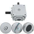 findmall Right Angle Gearbox with 2 Keyed Shafts CW/CW 1:1