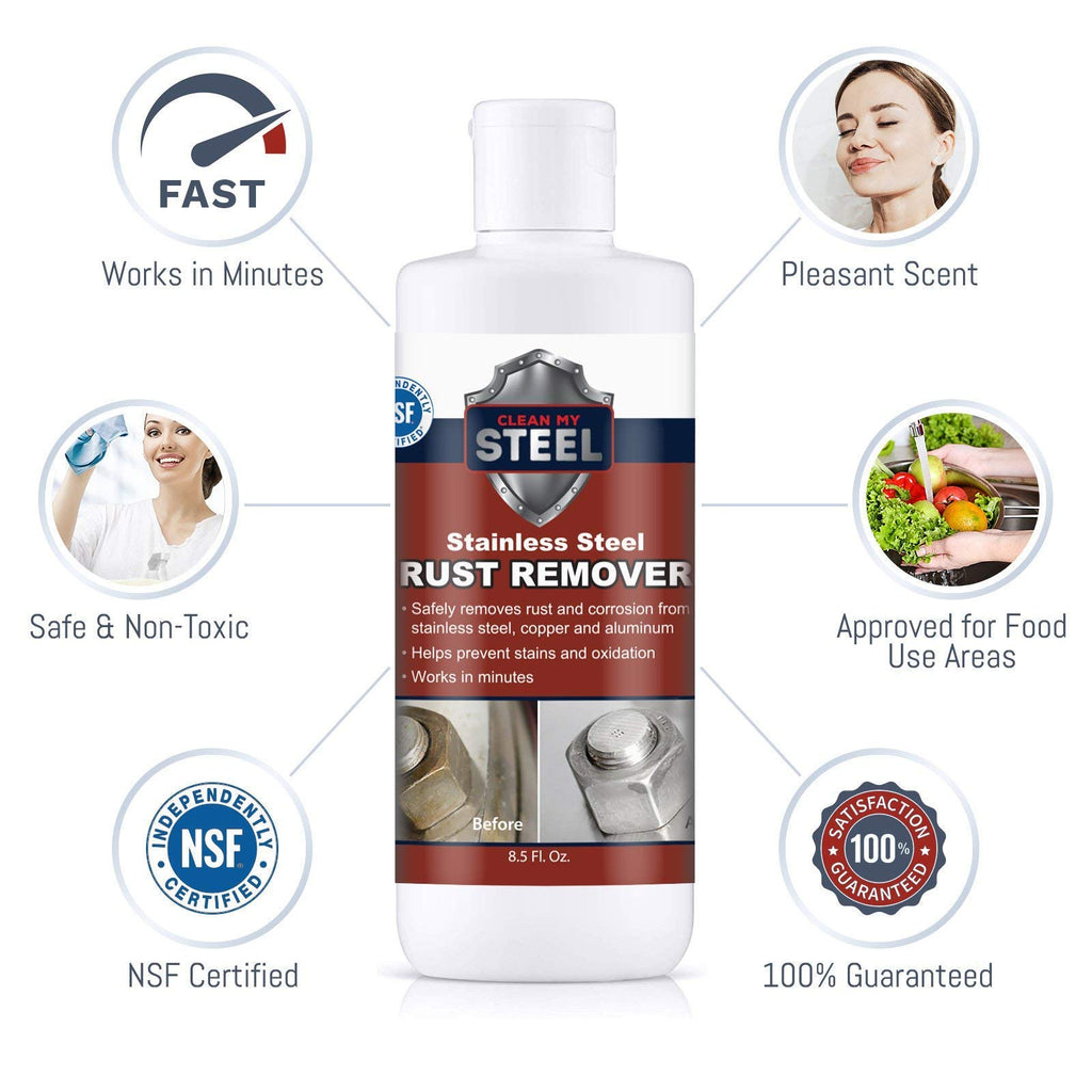 Stainless Steel Rust Remover Kit 4 Fl Oz