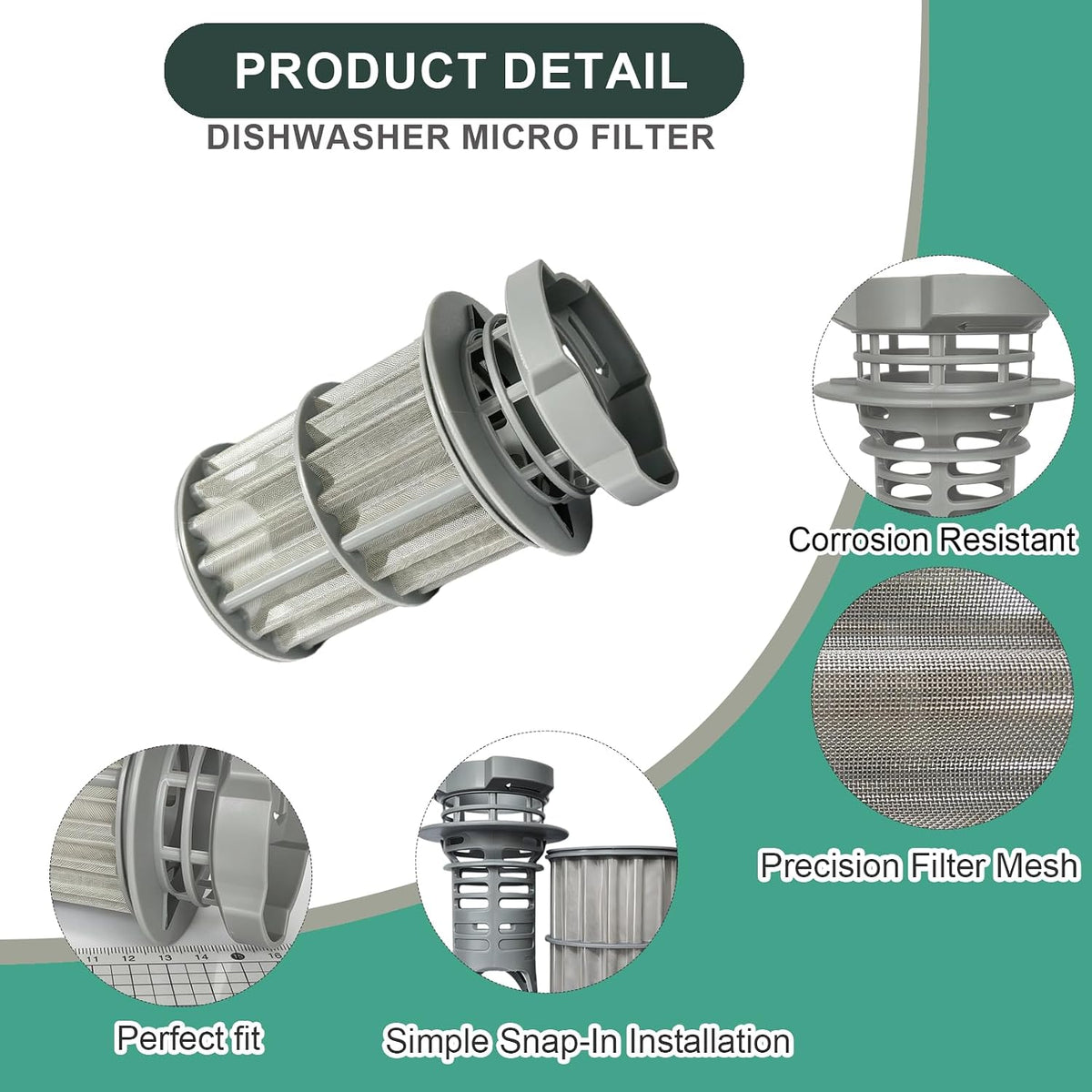 SHX68T55UC SHX863WD5N SHX863WD5N/11 SHX863WD5N/13 Dishwasher Micro Filter