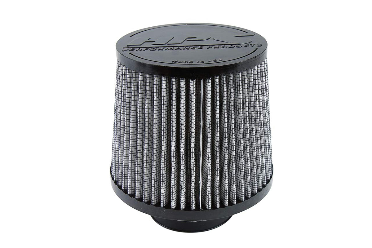 Automotive HPS Performance Air Filter 2.75" ID, 6" Element Length, 7.75" Overall Length, Gray, HPS-4275