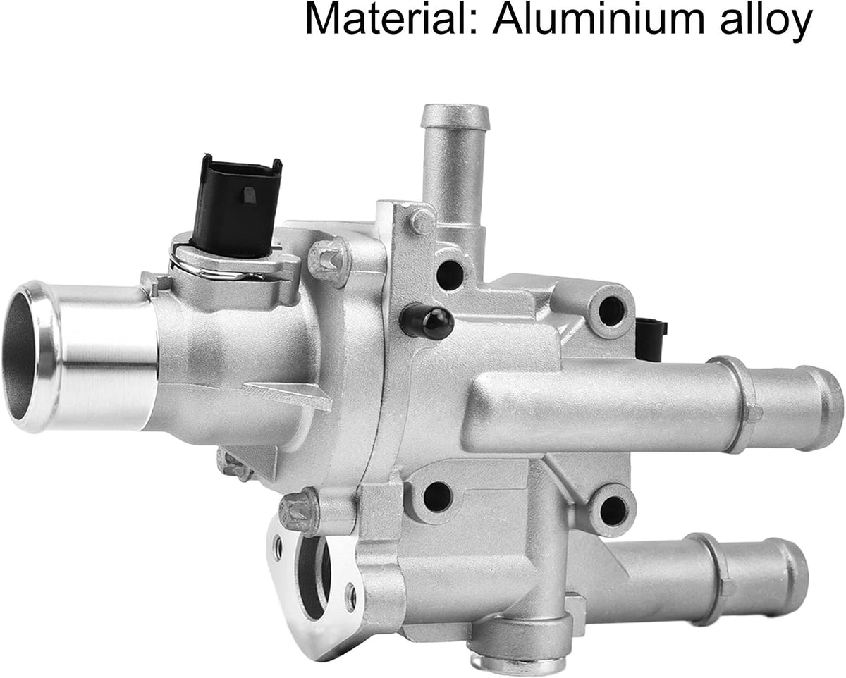 EVIL ENERGY Engine Coolant Thermostat Housing, Aluminum Thermostats Kit Compatible with 2011-2016 Chevrolet Cruze 1.8L,2012-2018 Chevrolet Sonic 1.8L 1.6L,2013-2018 Chevy Trax 1.8L, 25192228, 902-033
