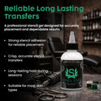 Tattoo Stencil Transfer Gel – 4oz Tattoo Stencil Transfer Solution – Vegan-Friendly Stencil Gel – Fast-Drying and