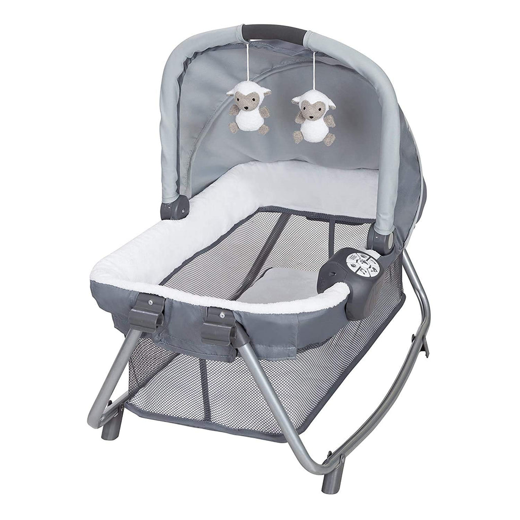 Retreat Nursery Center, Portable Playard with Bassinet, Changing Table, and Storage - Foldable and Convertible Travel