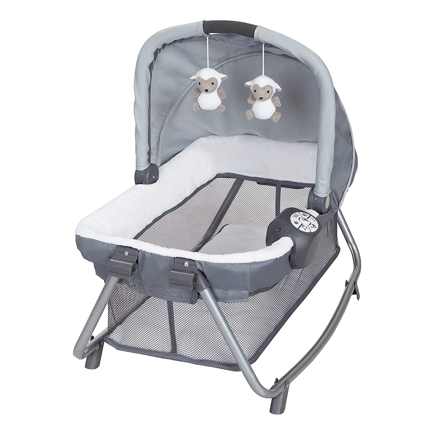 Retreat Nursery Center, Portable Playard with Bassinet, Changing Table, and Storage - Foldable and Convertible Travel