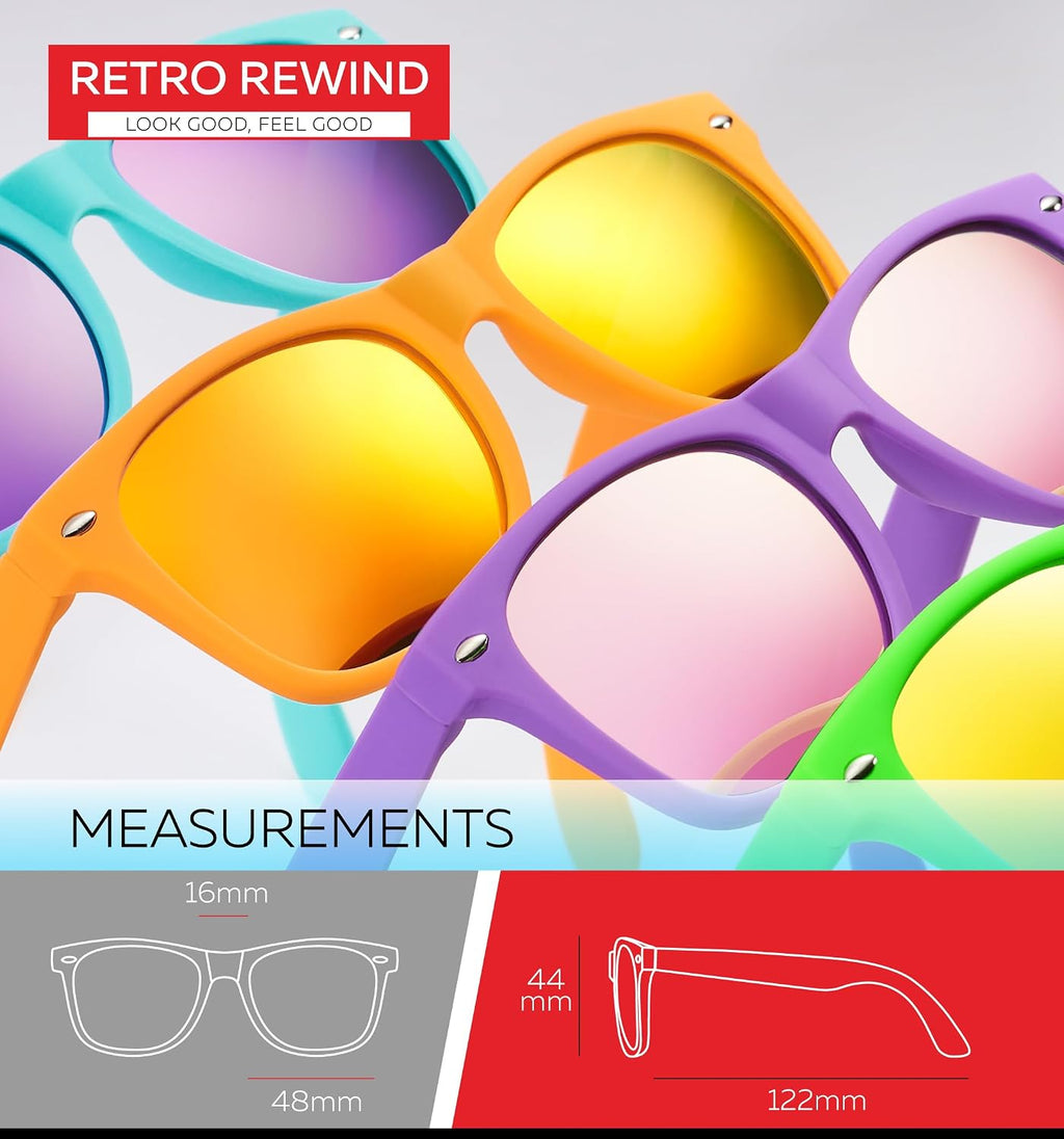 Kids Sunglasses for Boys Girls Age 3-12 - Shatterproof UV400 Toddler Children Sun Glasses