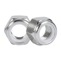 1/2"-13 Inch Lock Nuts,10PCS 304 (18-8) Stainless Steel Nylon Insert Lock Nuts,Standard Inch Thread Nylock Nuts