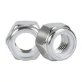 #8-32 Locknuts,110PCS 304 (18-8) Stainless Steel Nylon Insert Lock Nuts, Standard Inch Thread Nylock Nuts