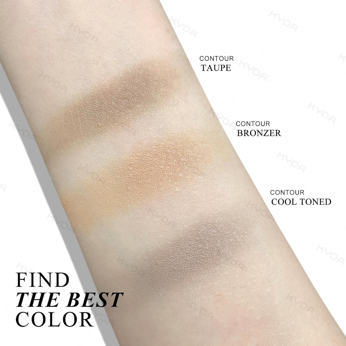 Face Sculpting Contour Palette, Smooth Matte Contour Pressed Powder, Ultra-fine Lightweight, Easy to Blend, Multiuse