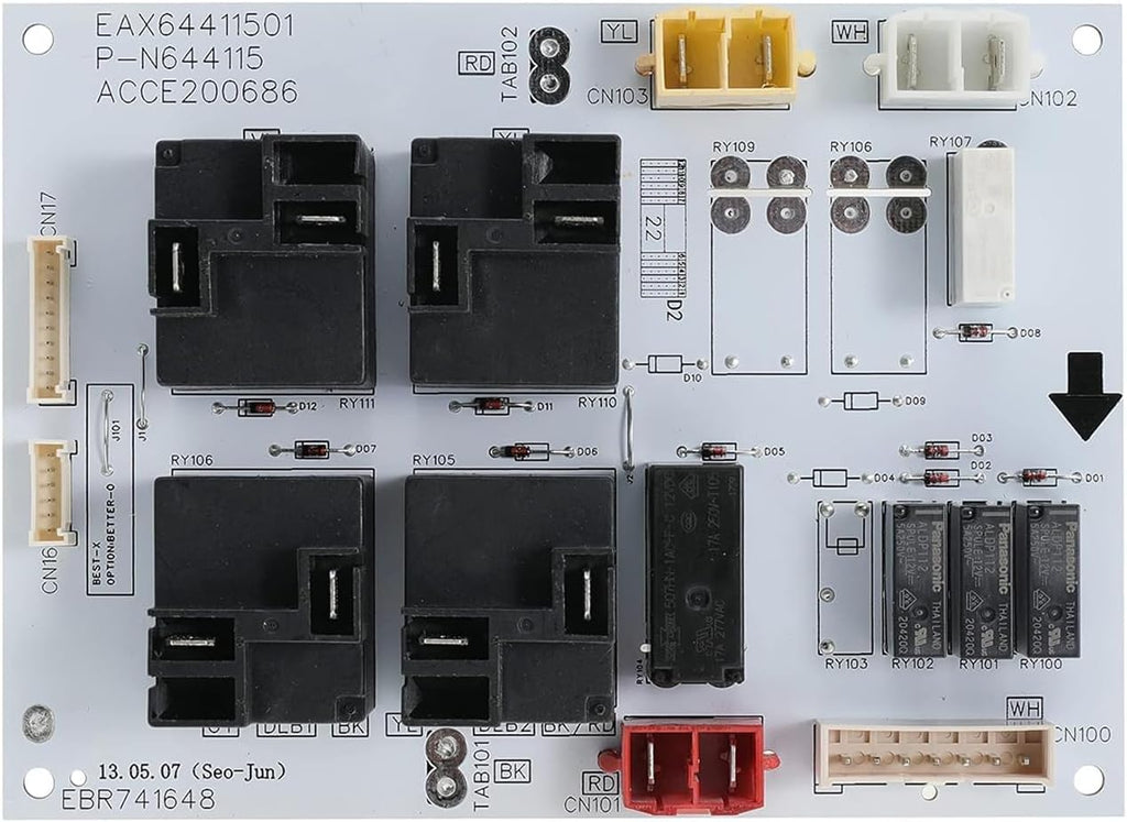 Control Board for Certain Models EBR74164810 and Several Matching Part Numbers Safe Oven Control Board Install