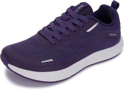 Women’s Wide Toe Box Running Shoes Zero Drop Width Sneaker Purple 11