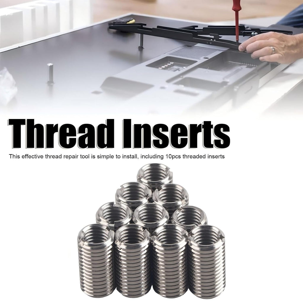 BORDSTRACT 10Pcs Threaded Insert Reducing Nut,M12 X 1.75 to M16 X 2