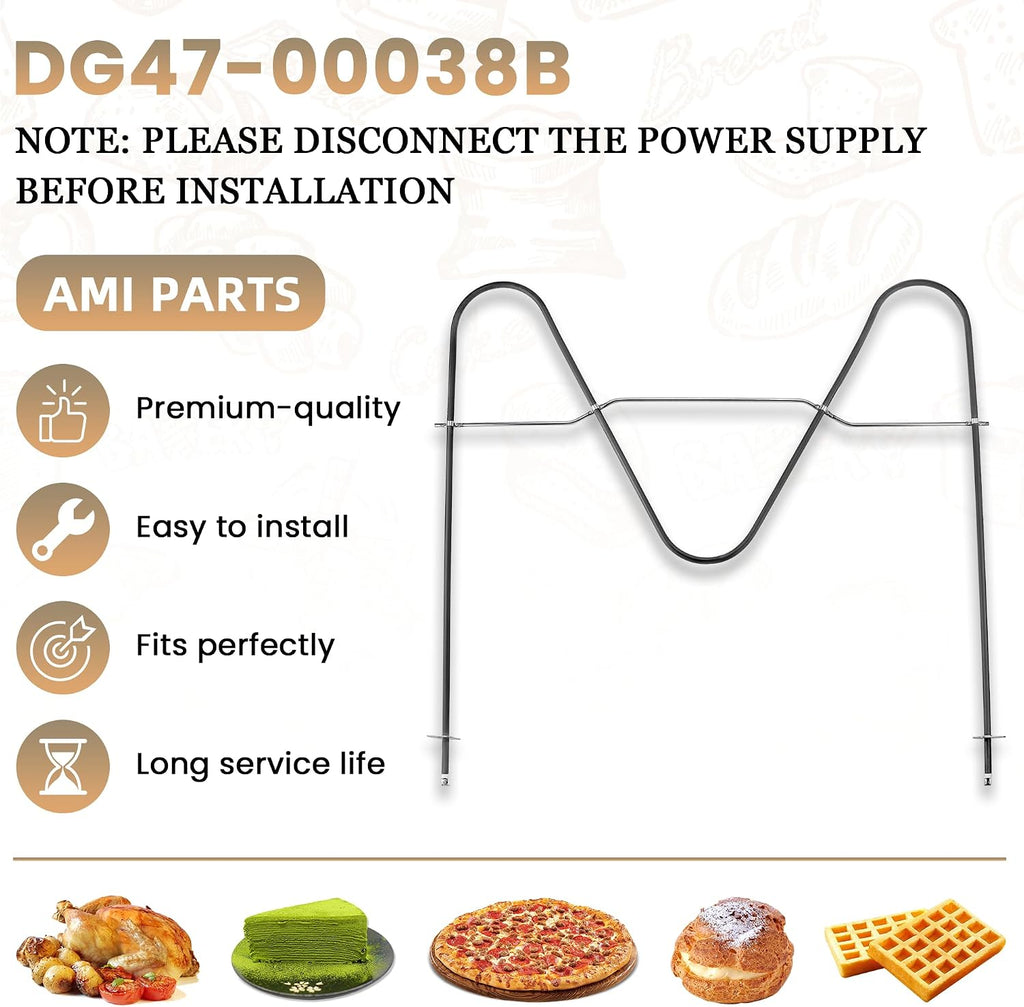 DG47-00038B Oven Bake Element Fit for Sam-sung Stove/Oven/Range