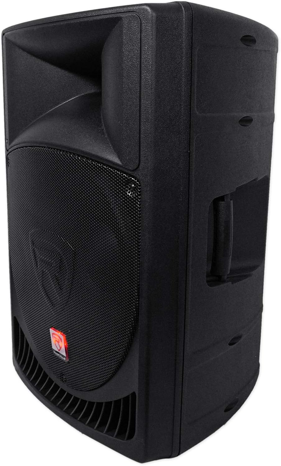RPG15 1000W Peak/250W RMS Powered 15" 2-Way DJ PA Speaker, Class-AB Amp, XLR/RCA/1/4" Inputs, Flyable/Floor Monitor