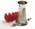 3 in. W White Food Strainer and Sauce Maker
