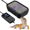 Dimmable LED UVB Reptile Light with Auto Timer, 4.3-Inch