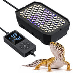 Dimmable LED UVB Reptile Light with Auto Timer, 4.3-Inch
