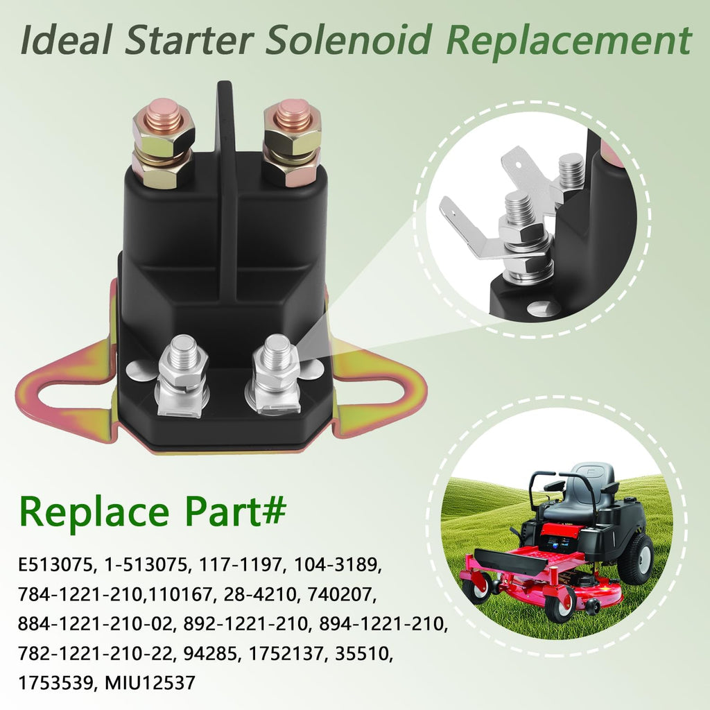 117-1197 Starter Solenoid Fit for Toro Exmark Timecutter Zero