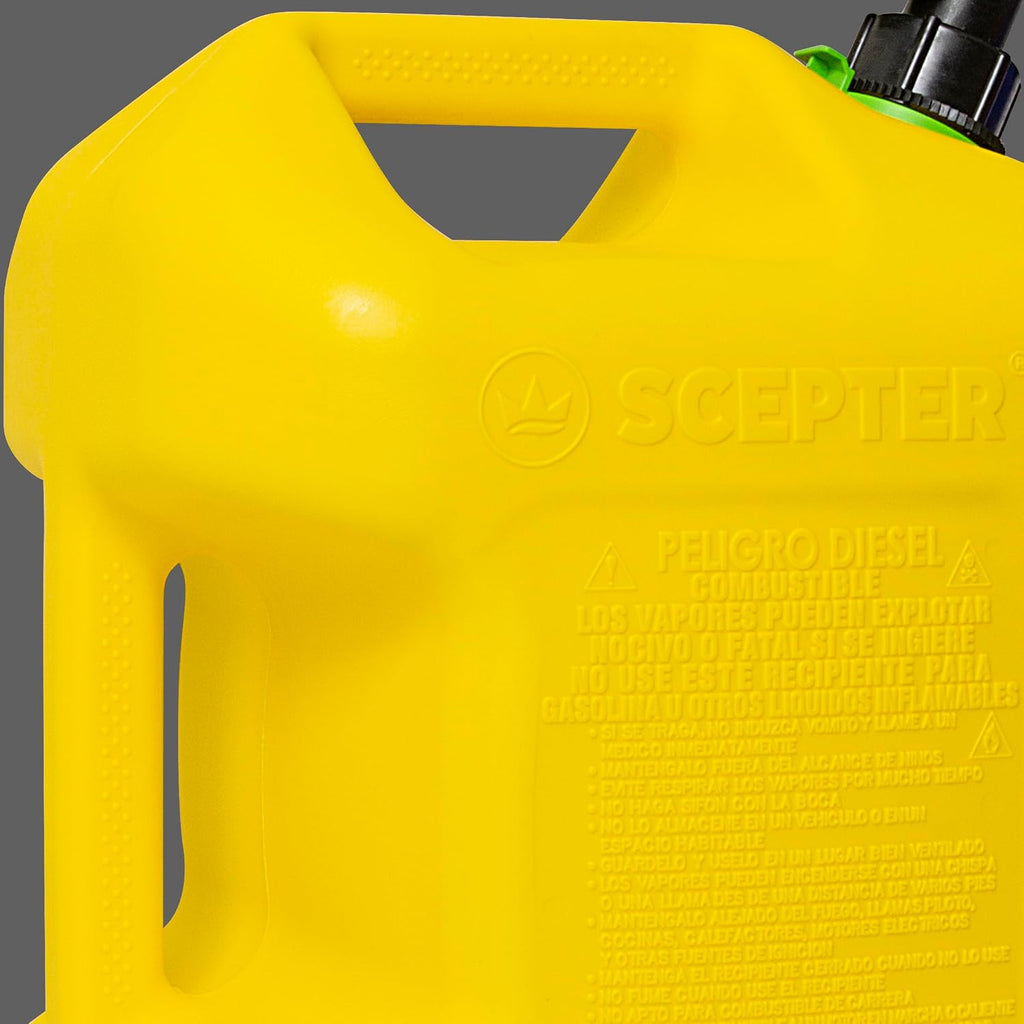 5 Gallon Gas Can with Spill Proof SmartControl Spout, Diesel Only | Diesel Only, EPA/CARB Compliant Fuel Container