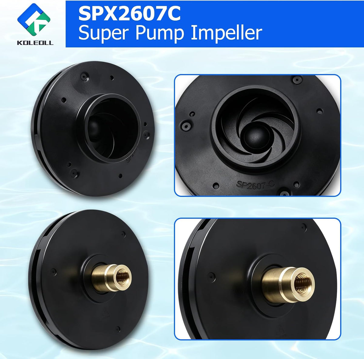 SPX2607C Super Pump Impeller Super II Max Flo 1 HP