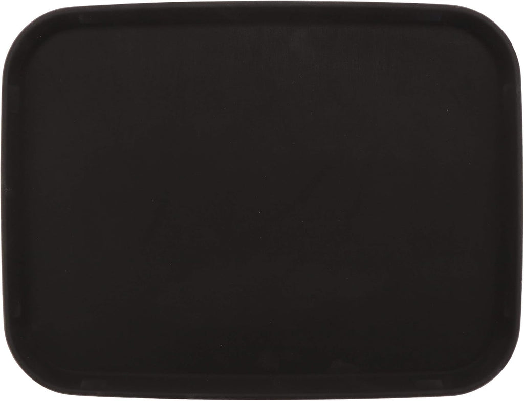 G.E.T. NS-1520-BK BPA-Free Non-Slip Plastic Rectangular Serving Tray, 15" x 20", Black