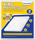 2PK Plastic King Mattress Bags for Moving,Extra Thick