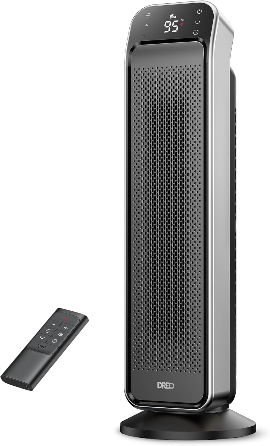 Space Heater Indoor, 25" 11.5ft/s Fast Portable Room Heater with Remote and Thermostat, 3 Modes, Overheating &