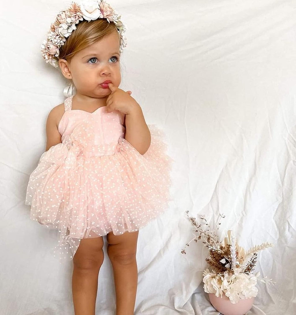 Baby Girl Summer Sleeveless Romper Dress