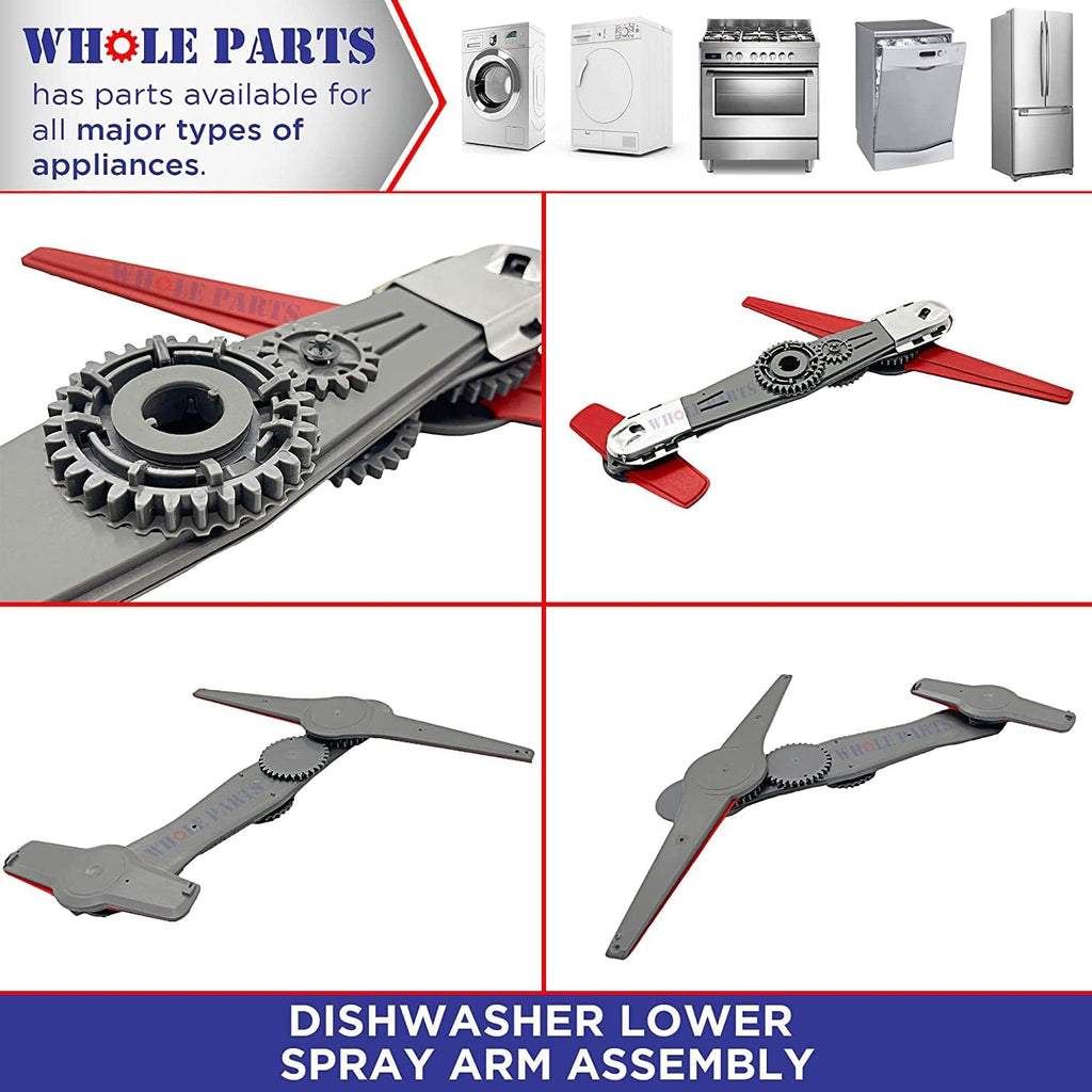 Whole Parts Upgraded Dishwasher Lower Spray Arm Assembly Part# W10859935