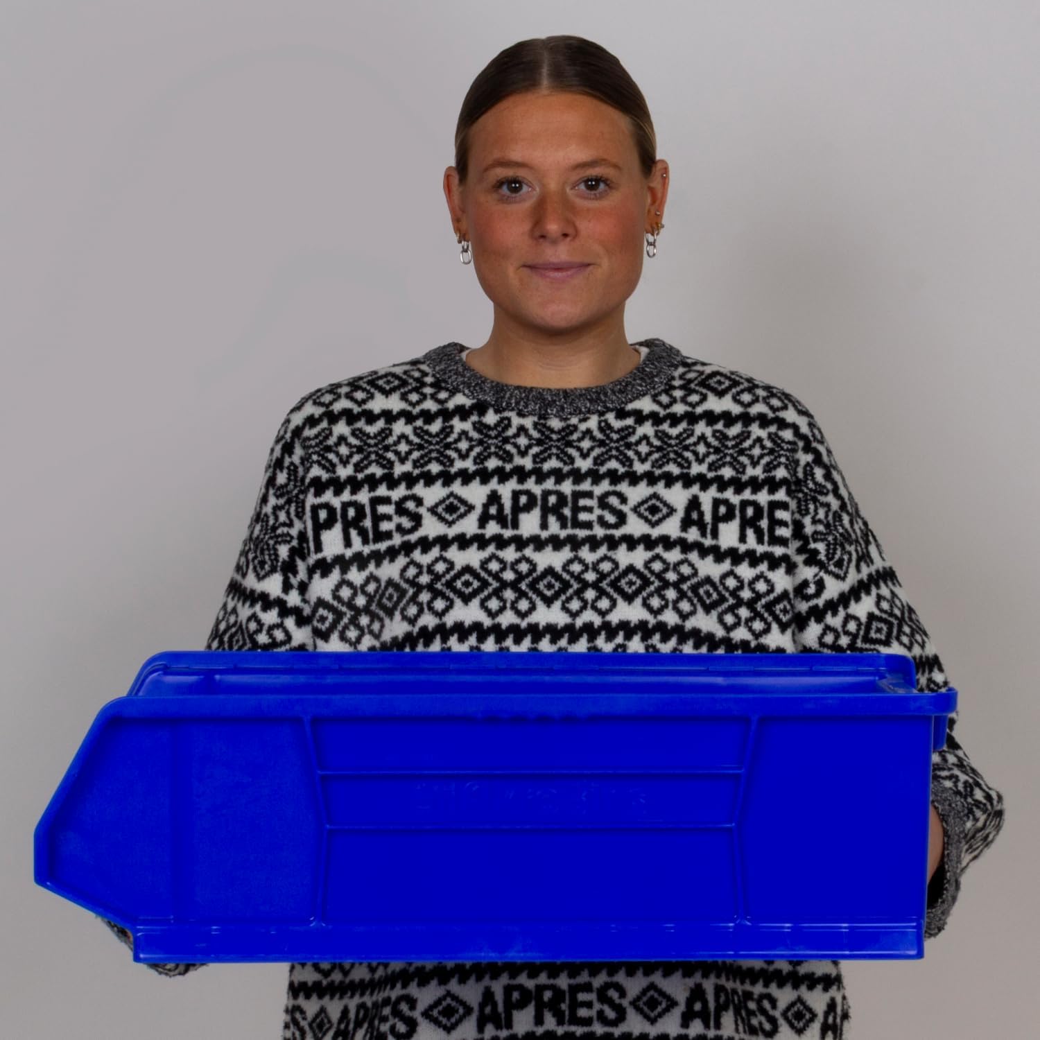 30286 Super-Size AkroBins Plastic Storage Bins, Space-Saving Stackable Bins for Garage, Classroom, Warehouse