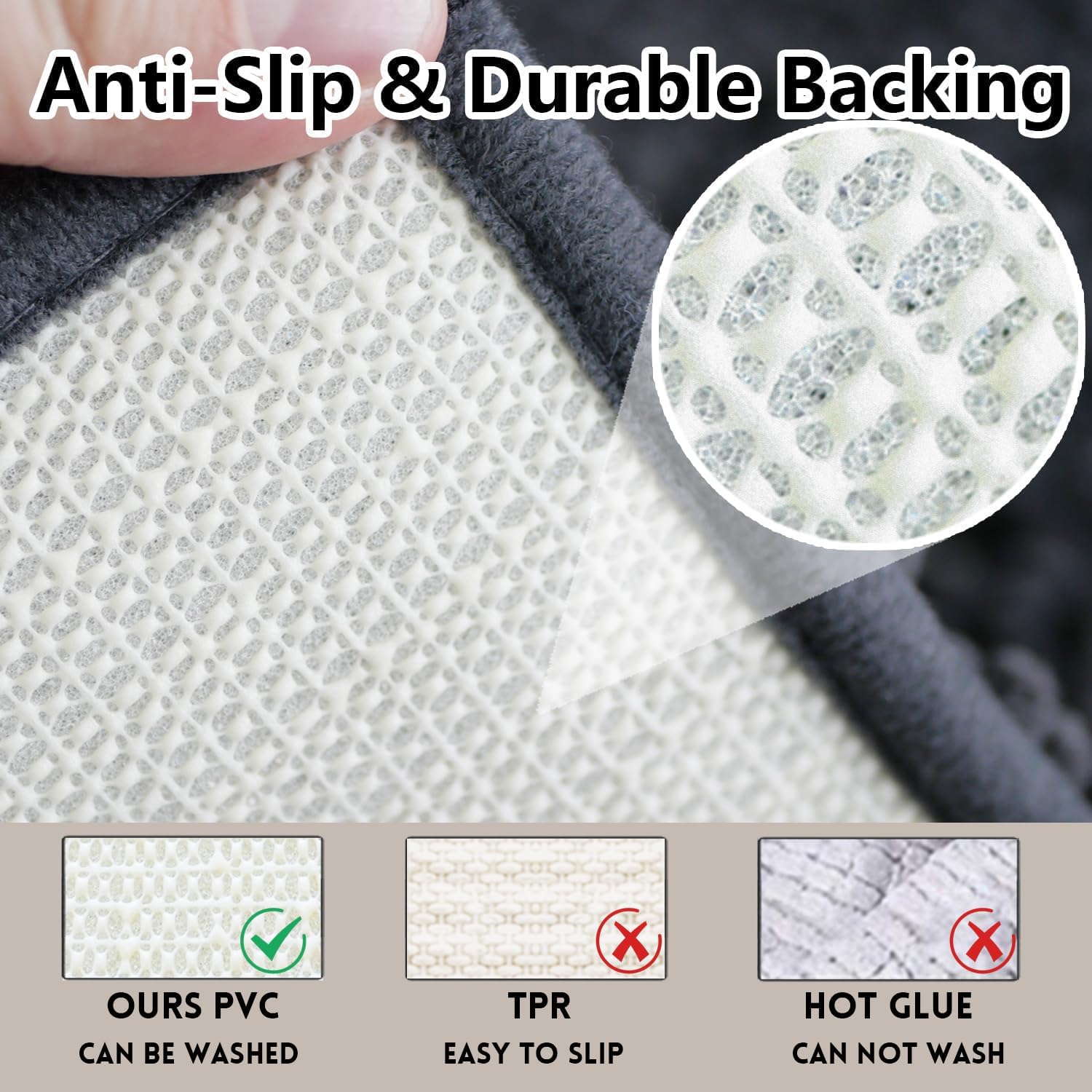 Bathroom Rug Sets 2 Piece, Extra Thick and Absorbent, Non-Slip, Machine Washable, Dry Quckily, Soft Cozy Plush, Used