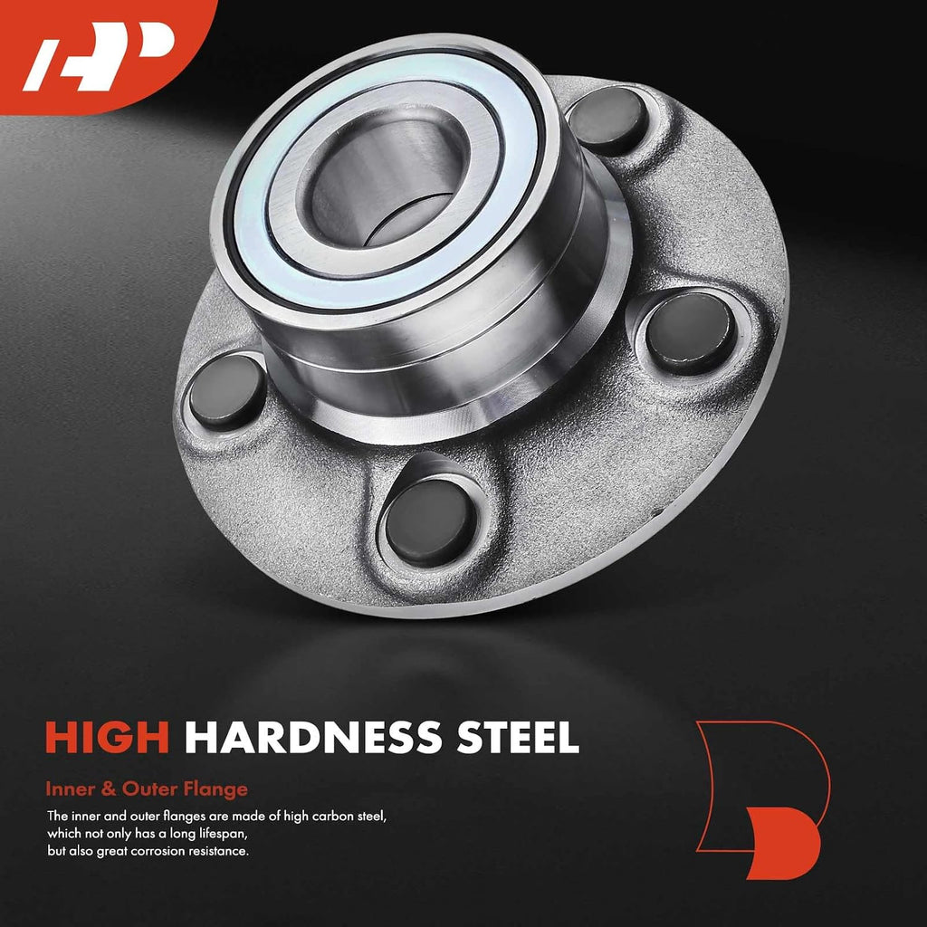 A-Premium 2 x Rear Wheel Bearing and Hub Assembly with 5-Lug