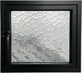 Basement Window Glass, 360° Rotating Hopper Window for Ventilation, Small Window Replacement for Bathroom, Shed