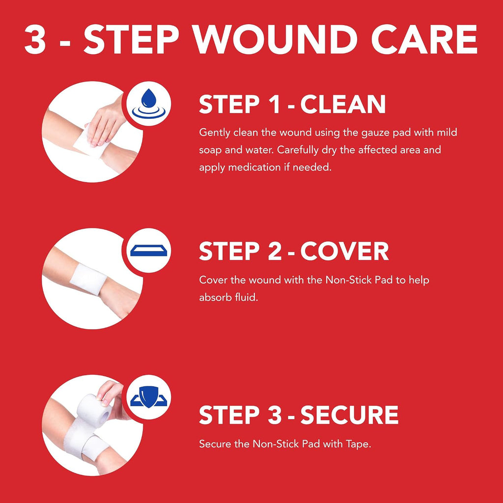 Wound Care Kit & First Aid Supplies, 40 Piece