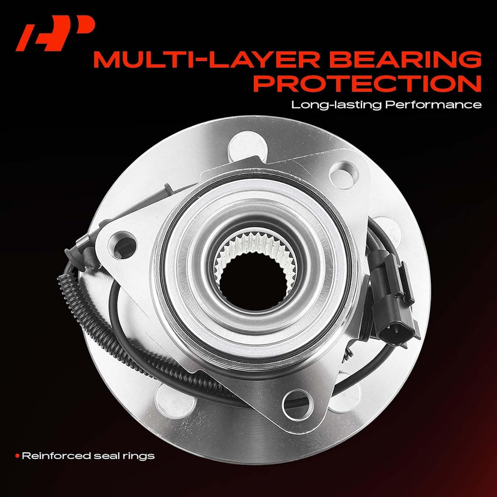 A-Premium Front Wheel Bearing Hub Assembly for Ram 1500 2012-2018