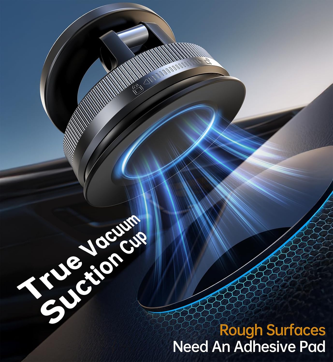 【Newest Vacuum Magnetic Phone Holder for Car Phone Holder Mount【Movable Vacuum Suction】 Magsafe Car Mount Cell Phone