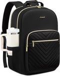 Laptop Backpack for Women with Giant Tumbler Holder 17.3 inch,Designer Travel Backpack Laptop Bag College
