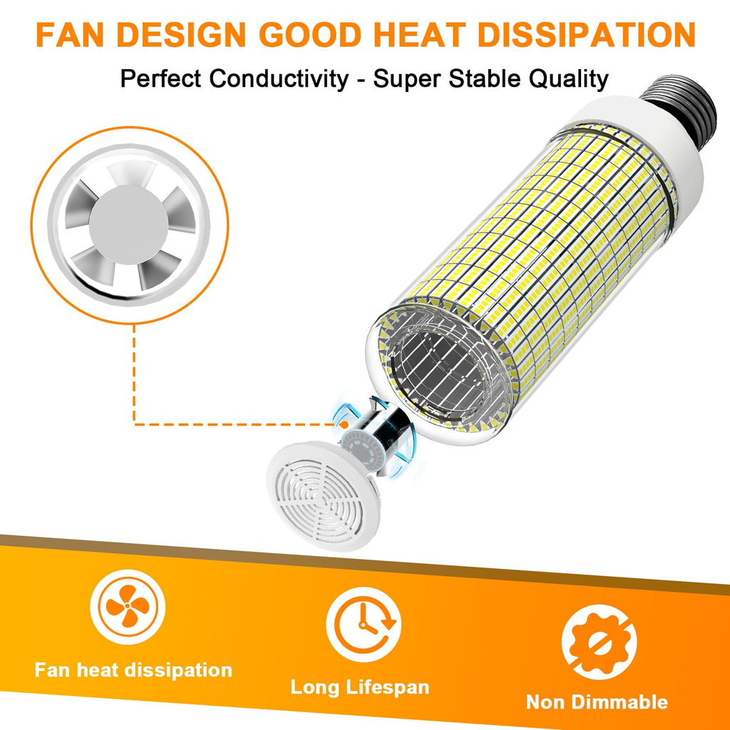 150W LED Corn Light Bulb 5000K Daylight 22500LM Led Corn Bulb E39/E40 Base