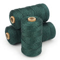 3 Pack Garden Twine, 36 Strands Nylon Twine 2.1mm Thick 754ft Green Mason Line, Heavy Duty Twisted Nylon Rope for