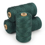 3 Pack Garden Twine, 36 Strands Nylon Twine 2.1mm Thick 754ft Green Mason Line, Heavy Duty Twisted Nylon Rope for