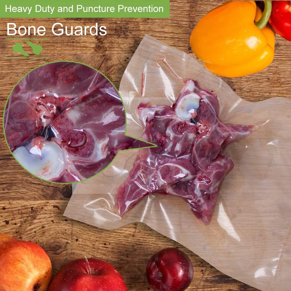 11"x50' 2 Pack Vacuum Sealer Bags Rolls for Food Storage
