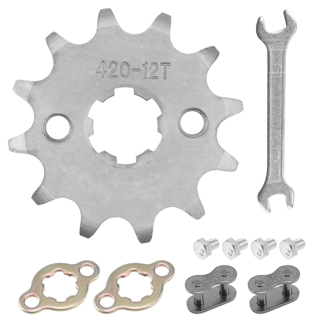 PRO BAT 420 12T 17mm/0.66" Front Engine Sprocket 125cc 140cc 150cc 160cc