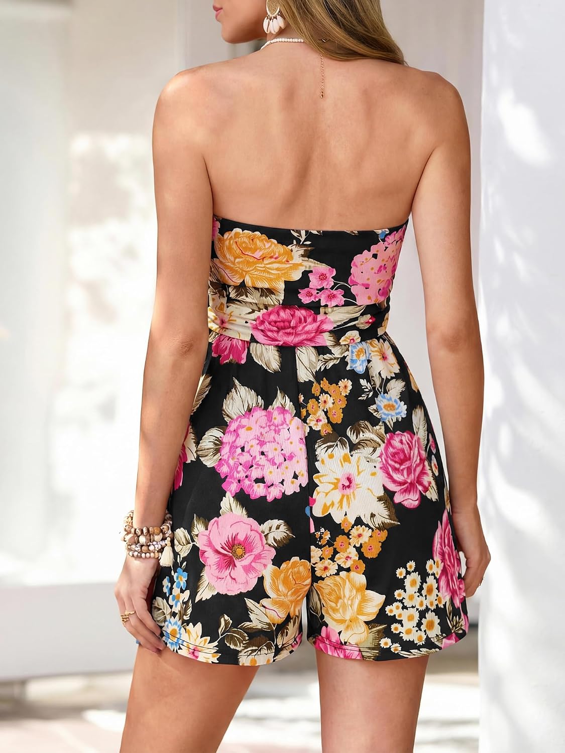 Summer Rompers For Women 2026 Strapless