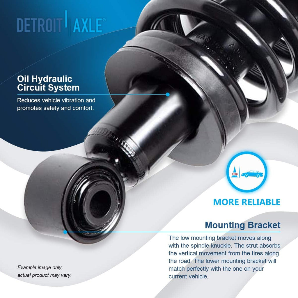 Detroit Axle - Front Struts for 2003-2011 Ford Crown Victoria