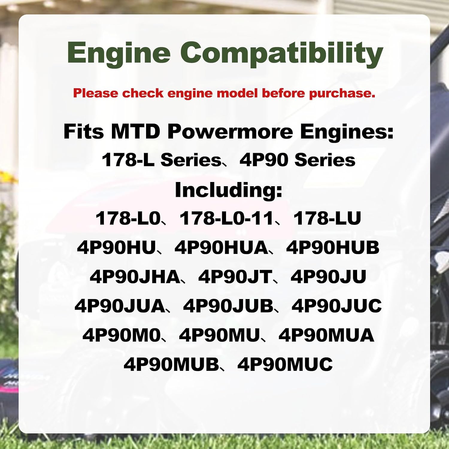 42" Deck Mower Tune Up Kit for Troy-Bilt TB42 Super Bronco 42 Pony 42 | Craftsman T1000 T1200 Riding Mowers, Replace