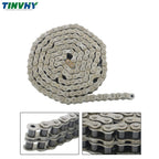 TINVHY 60-2Double Strand Duplex Roller Chain 10Ft Kit with Connecting Links