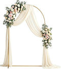 7.2FT Metal Arch Backdrop Stand, Gold Wedding Balloon Arch Stand